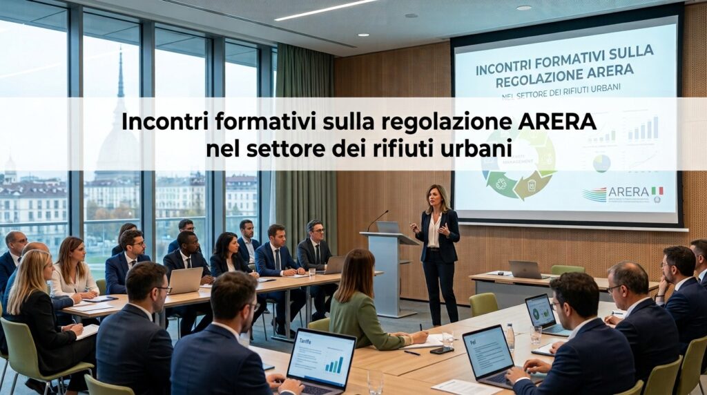 Incontri formativi sulla regolazione ARERA nel settore dei rifiuti urbani