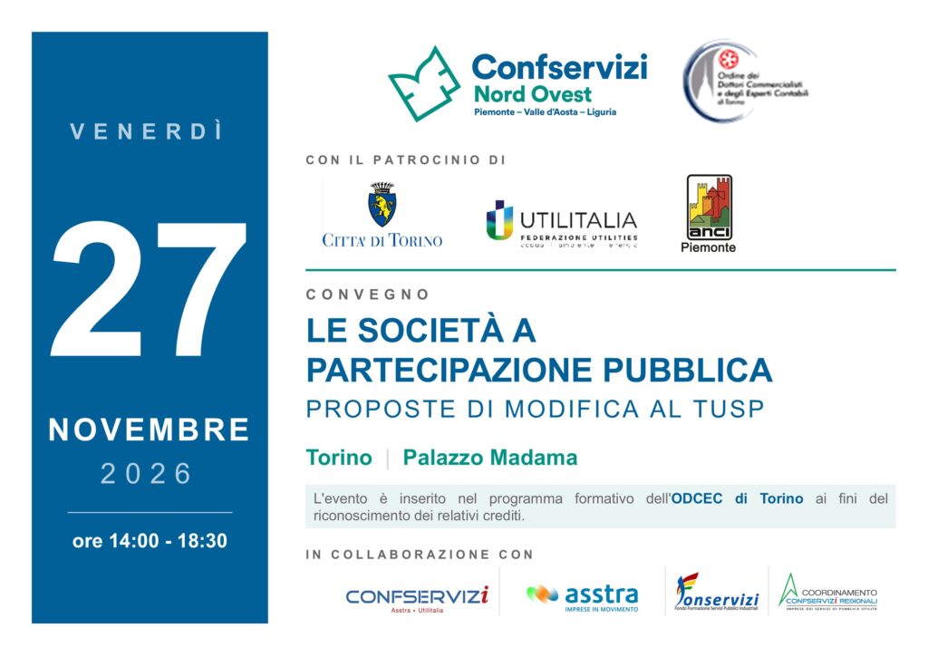 LE SOCIETÀ A PARTECIPAZIONE PUBBLICA – PROPOSTE DI MODIFICA AL TUSP