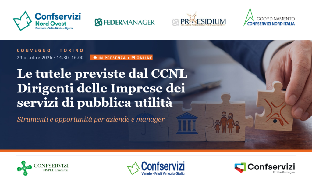 Le tutele previste dal CCNL Dirigenti delle Imprese dei servizi di pubblica utilità